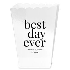 Best Day Ever Big Word Mini Popcorn Boxes