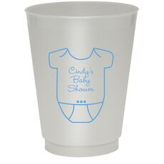 Baby Onesie Colored Shatterproof Cups