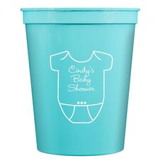 Baby Onesie Stadium Cups