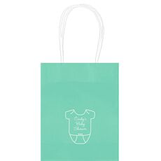 Baby Onesie Mini Twisted Handled Bags