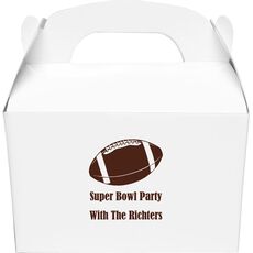 Football Gable Favor Boxes