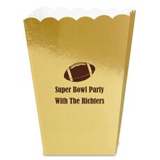 Football Mini Popcorn Boxes