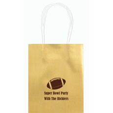 Football Mini Twisted Handled Bags