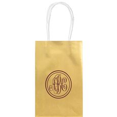 Petite Double Circle Monogram Medium Twisted Handled Bags