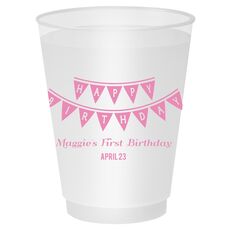Birthday Banner Shatterproof Cups
