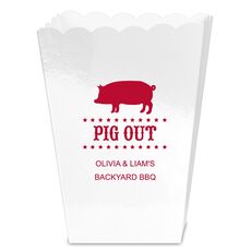 BBQ Pig Mini Popcorn Boxes