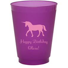 Magical Unicorn Colored Shatterproof Cups
