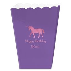 Magical Unicorn Mini Popcorn Boxes
