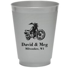 Motorcycle Colored Shatterproof Cups