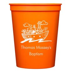 Noah's Ark with Animals Stadium Cups