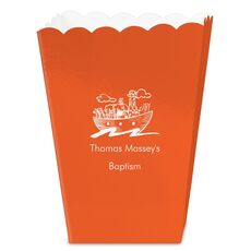 Noah's Ark with Animals Mini Popcorn Boxes