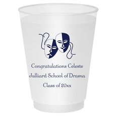 Tragedy and Comedy Masks Shatterproof Cups