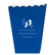 Tragedy and Comedy Masks Mini Popcorn Boxes