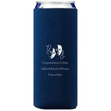 Tragedy and Comedy Masks Collapsible Slim Huggers