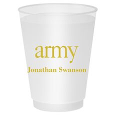 Big Word Army Shatterproof Cups