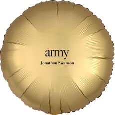 Big Word Army Mylar Balloons