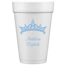 Diamond Crown Styrofoam Cups