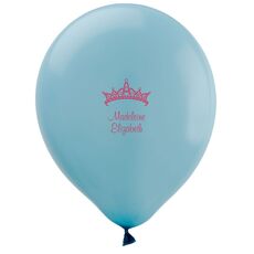 Diamond Crown Latex Balloons