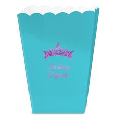 Diamond Crown Mini Popcorn Boxes