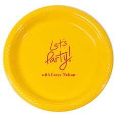 Fun Let's Party Plastic Plates