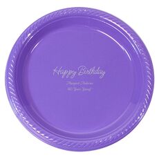 Perfect Happy Birthday Plastic Plates