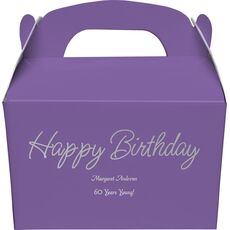 Perfect Happy Birthday Gable Favor Boxes