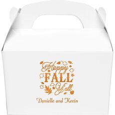 Happy Fall Y'all Gable Favor Boxes