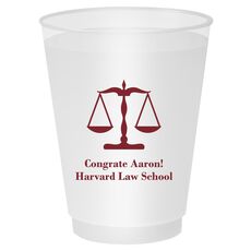 Scales of Justice Shatterproof Cups