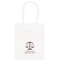 Scales of Justice Mini Twisted Handled Bags
