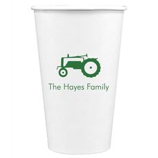 Tractor Paper Coffee Cups
