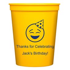 Party Hat Emoji Stadium Cups