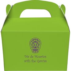 Sugar Skull Gable Favor Boxes