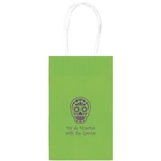 Sugar Skull Medium Twisted Handled Bags
