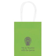 Sugar Skull Mini Twisted Handled Bags