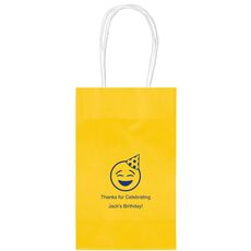 Party Hat Emoji Medium Twisted Handled Bags