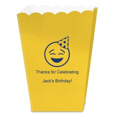 Party Hat Emoji Mini Popcorn Boxes