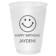 Smiley Face Shatterproof Cups