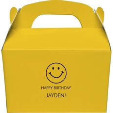 Smiley Face Gable Favor Boxes