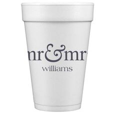 Married Styrofoam Cups