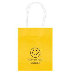 Smiley Face Mini Twisted Handled Bags