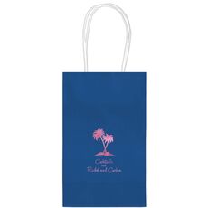Palm Trees Medium Twisted Handled Bags