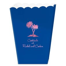 Palm Trees Mini Popcorn Boxes
