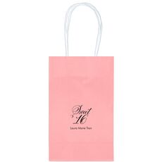 Elegant Sweet Sixteen Medium Twisted Handled Bags