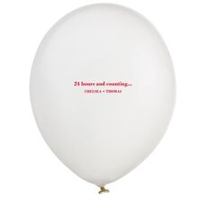 Your Flush Left Bottom Phrase Latex Balloons