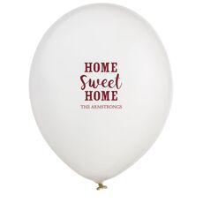 Home Sweet Home Latex Balloons