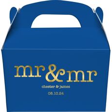 Happy Mr & Mr Gable Favor Boxes