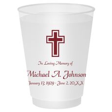 Memorial Cross Shatterproof Cups