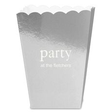Big Word Party Mini Popcorn Boxes