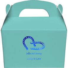 Horse Shoes Gable Favor Boxes
