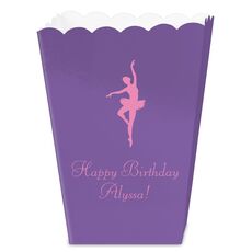 Prima Ballerina Mini Popcorn Boxes